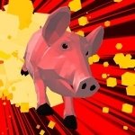 Постер игры Симулятор Сумасшедшей Свиньи
